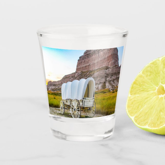 Scotts Bluff Shot Glass Schnapsglas (Vorderseite)