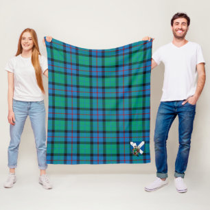 Scotts Blume Scotland Tartan Kariert Fleecedecke