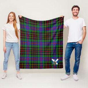 Scotts Brodie Hunting Tartan Kariert Fleecedecke