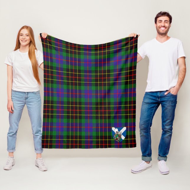 Scotts Brodie Hunting Tartan Kariert Fleecedecke (Beispiel)