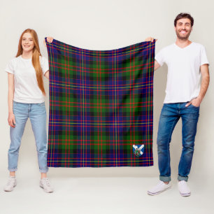 Scotts Cameron von Erracht Modern Tartan Kariert Fleecedecke