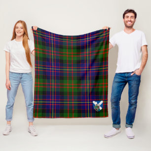Scotts Chalmers Tartan Kariert Fleecedecke