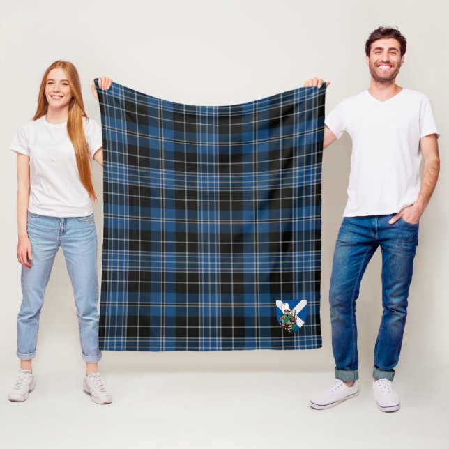 Scotts Clergy Blue Tartan Kariert Fleecedecke (Beispiel)