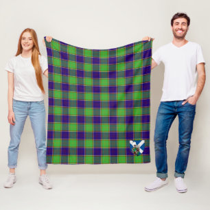 Scotts Colville Tartan Kariert Fleecedecke
