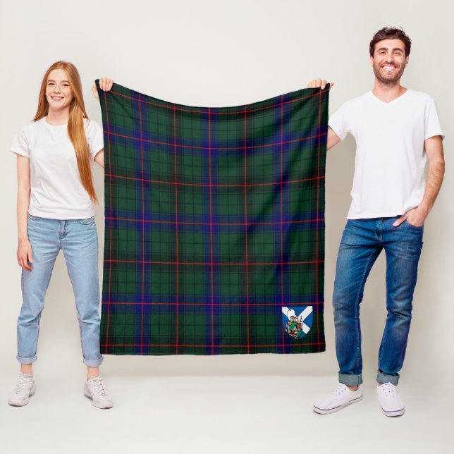 Scotts Davidson Modern Tartan Kariert Fleecedecke (Beispiel)