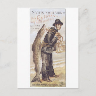 Scotts Emulsion Lebertran Postkarte