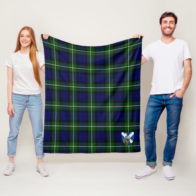 Scotts Forbes Modern Tartan Kariert Fleecedecke (Beispiel)