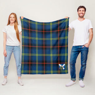 Scotts Grewar Tartan Kariert Fleecedecke