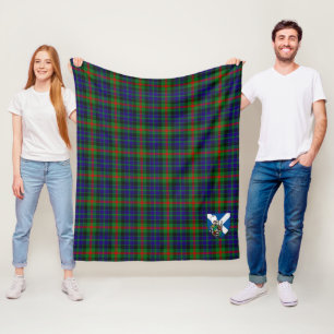 Scotts Gunn Tartan Kariert Fleecedecke