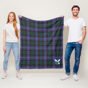 Scotts Guthrie Modern Tartan Kariert Fleecedecke