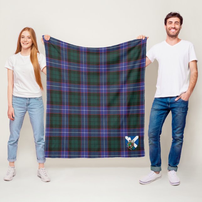 Scotts Guthrie Modern Tartan Kariert Fleecedecke (Beispiel)