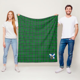 Scotts Innes Hunting Tartan Kariert Fleecedecke