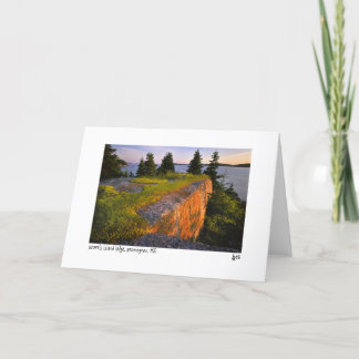 Scott's Island-Leidge-Fotokarte Karte