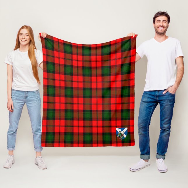 Scotts Kerr Modern Tartan Kariert Fleecedecke (Beispiel)