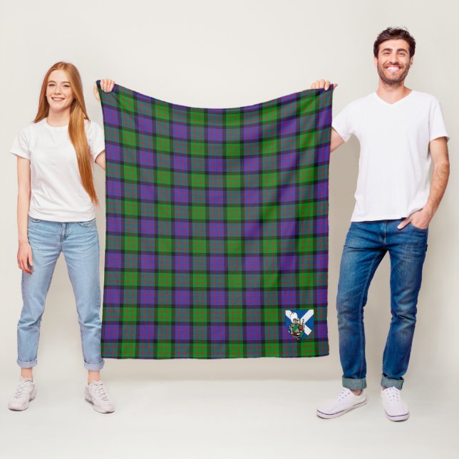 Scotts MacBrayne Tartan Karo Fleecedecke (Beispiel)