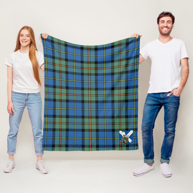 Scotts MacCorquodale Tartan Kariert Fleecedecke (Beispiel)