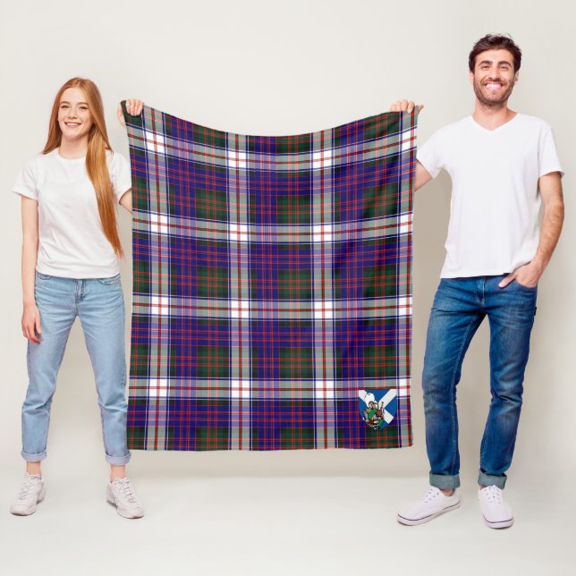 Scotts MacDonald Dress Modern Tartan Kariert Fleecedecke (Beispiel)