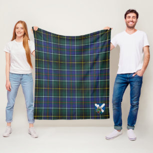Scotts MacInnes Modern Tartan Kariert Fleecedecke