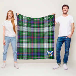Scotts MacKenzie Dress Modern Tartan Kariert Fleecedecke