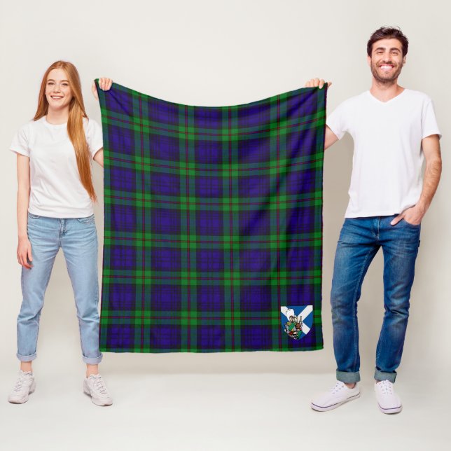 Scotts MacKinlay Modern Tartan Kariert Fleecedecke (Beispiel)