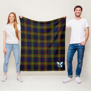 Scotts MacLellan Modern Tartan Kariert Fleecedecke