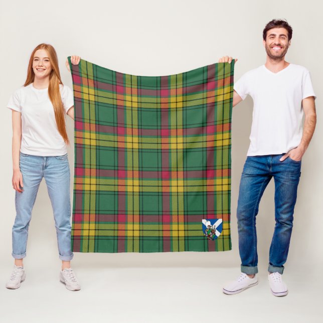 Scotts MacMillan Old Ancient Tartan Kariert Fleecedecke (Beispiel)