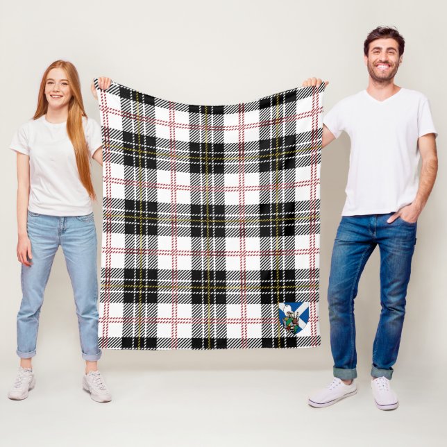 Scotts MacPherson Tartan Kariert Fleecedecke (Beispiel)