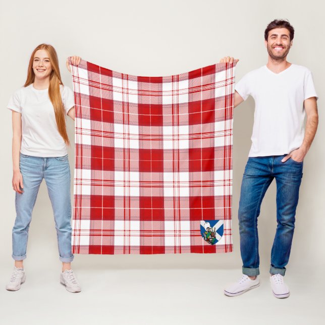Scotts Maxwell Kariert Tartan Kariert Fleecedecke (Beispiel)
