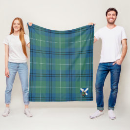 Scotts Oliphant Ancient Tartan Kariert Fleecedecke