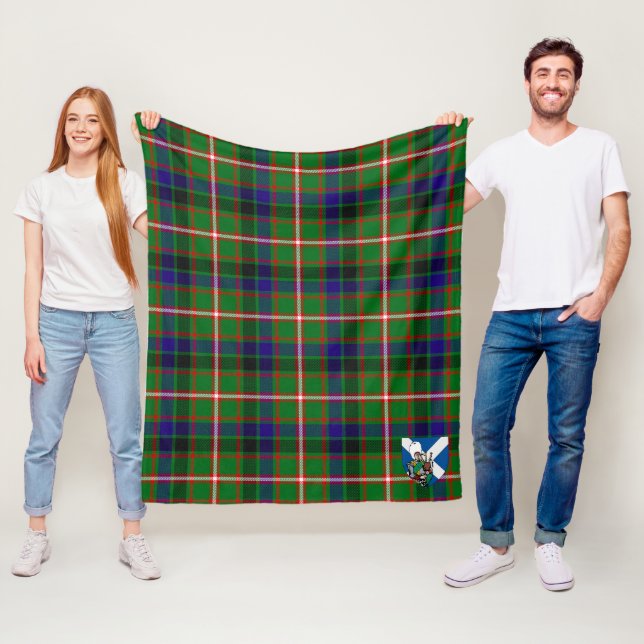 Scotts Reid Green Tartan Kariert Fleecedecke (Beispiel)