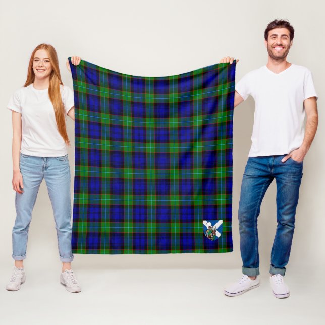Scotts Sempill Modern Tartan Kariert Fleecedecke (Beispiel)
