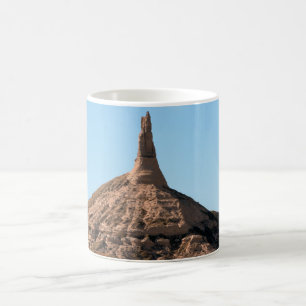 Scottsbluff Nebraska Kamin-Felsen-Helm Kaffeetasse