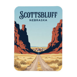 Scottsbluff USA Magnet