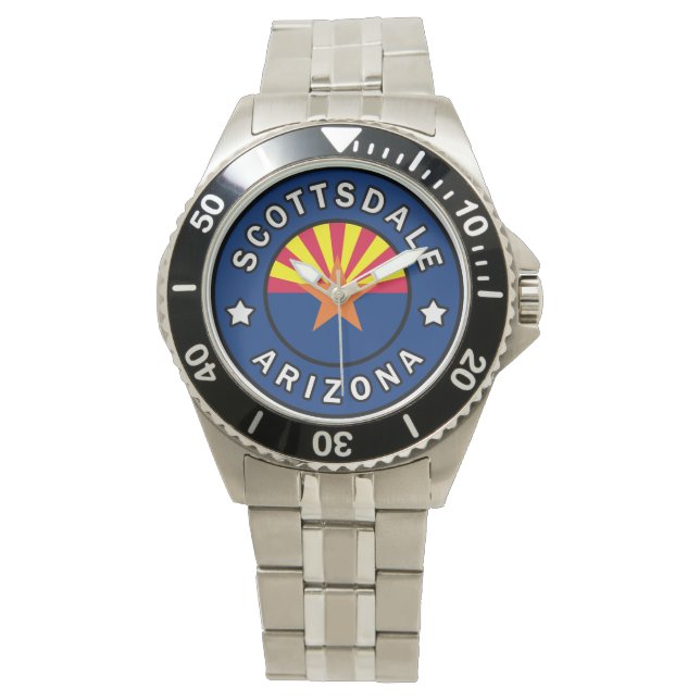 Scottsdale Arizona Armbanduhr (Vorderseite)