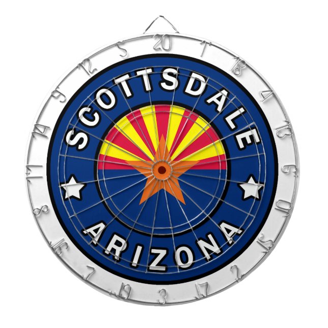 Scottsdale Arizona Dartscheibe (vorne)