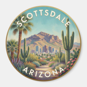 Scottsdale Arizona Desert Mountain Reise  Magnet