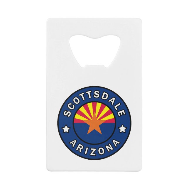 Scottsdale Arizona Geldbeutel Flaschenöffner (Vorderseite)