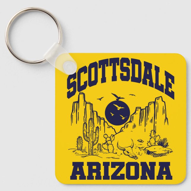 Scottsdale, Arizona Schlüsselanhänger (Vorderseite)