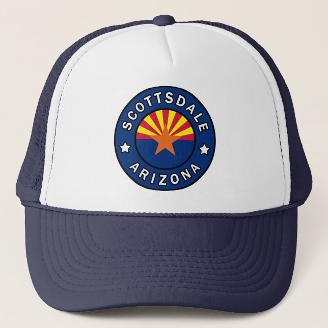 Scottsdale Arizona Truckerkappe (Vorderseite)