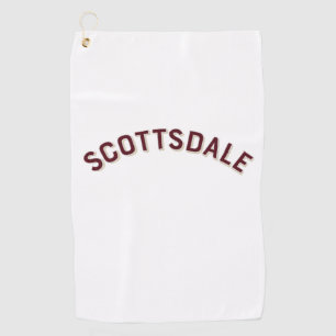 Scottsdale, Arizona Vintag Arch Golfhandtuch