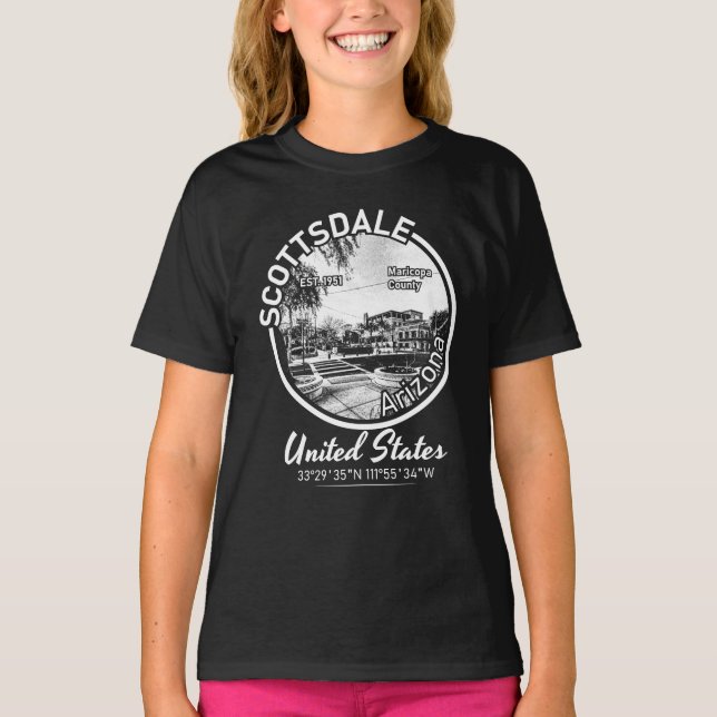 SCOTTSDALE - ARIZONA VINTAG T-Shirt (Vorderseite)