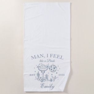 Scottsdale Bachelorette Retro Modern Beach Handtuc Strandtuch