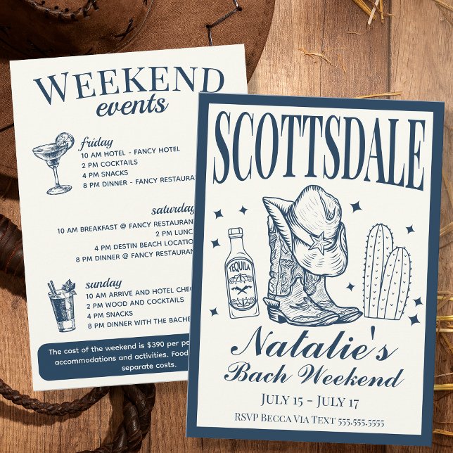 Scottsdale Bachelorette Social Cocktail Tour Einladung (Von Creator hochgeladen)