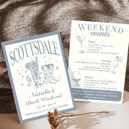 Scottsdale Bachelorette Social Cocktail Tour Einladung