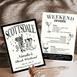 Scottsdale Bachelorette Social Cocktail Tour Einladung