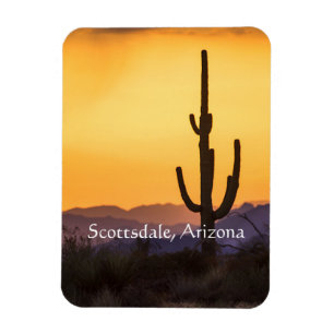 Scottsdale Sonnenuntergang vor dem Sturm Magnet