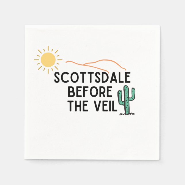 Scottsdale Vor dem Schleier Serviette (Vorderseite)