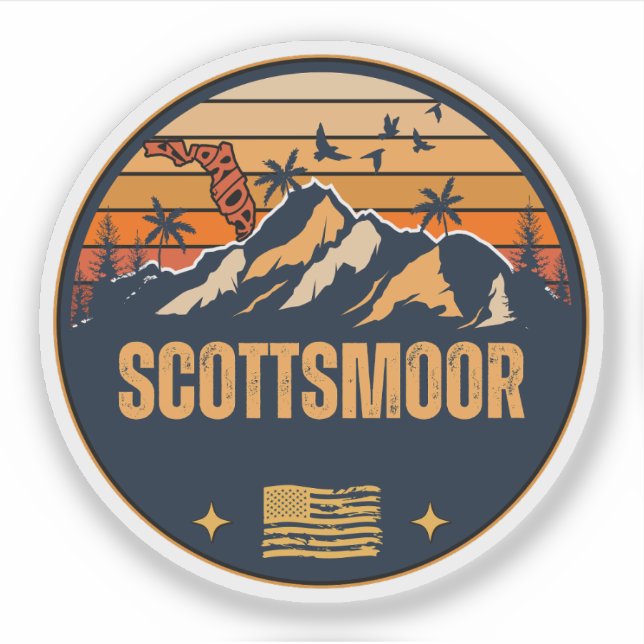 Scottsmoor, Florida Aufkleber (Vorderseite)