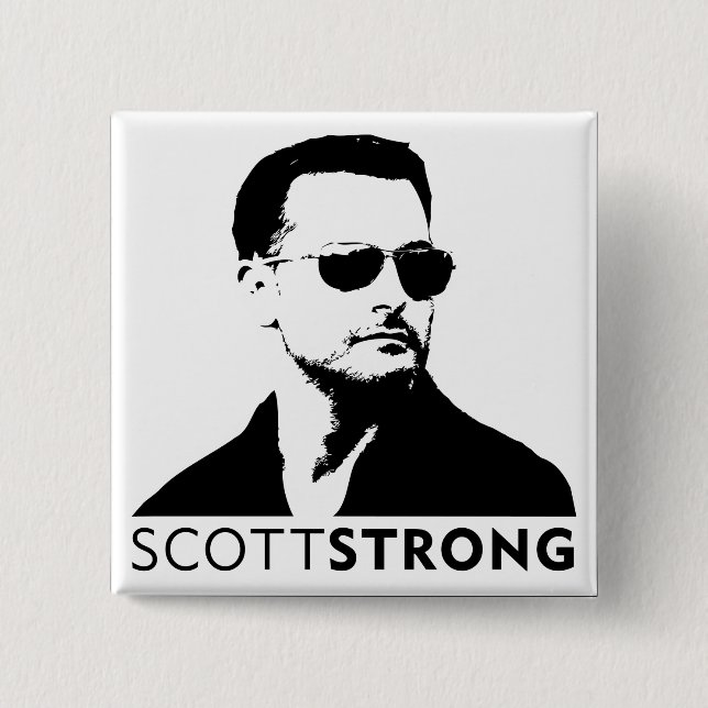 SCOTTSTRONG KNOPF BUTTON (Vorderseite)