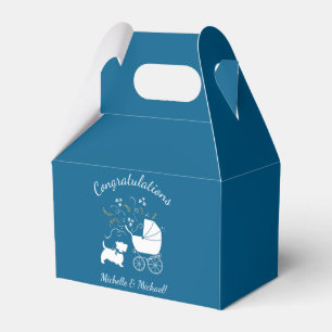 Scotty Hund Baby Dusche Geschenkschachtel